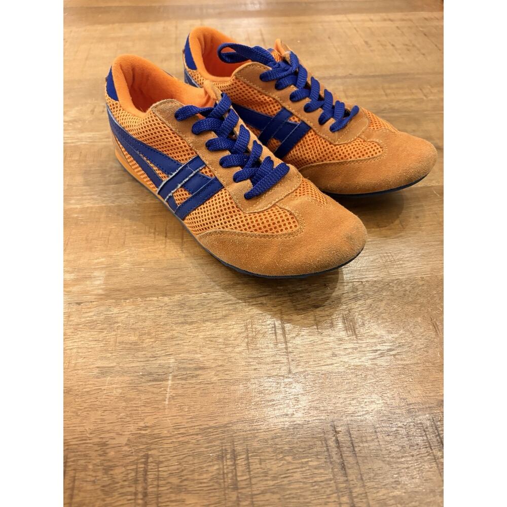 WANTED Sizzle Sneakers Orange Blue Women’s Size 8.5